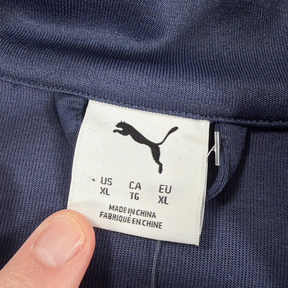 Monterrey Rayados Jacket Mens XL Blue Liga MX Soccer Puma DryCELL Track Top - Picture 6 of 8